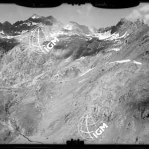 Valle Seriana - stazione 13 - panorama Recastello a M. Cimone del Diavolo a Vamorta - località di presa presso il Lago di Valmorta. - LN00011768