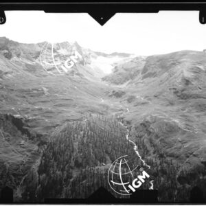 Valle di Champorcher - stazione 1 - 1^ - panorama dal Colle Larisse alle Rose Bianche  - località di presa presso Est di Bec Raty Ovest Lago Giaset - LN00011821