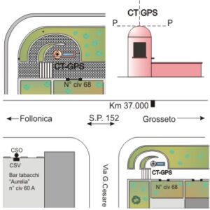 127703 - SCARLINO SCALO - INCROCIO S.P. 152 - VIA G. CESARE