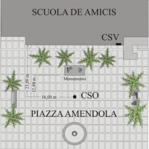 N054P_###_#### - BATTIPAGLIA: PIAZZA AMENDOLA