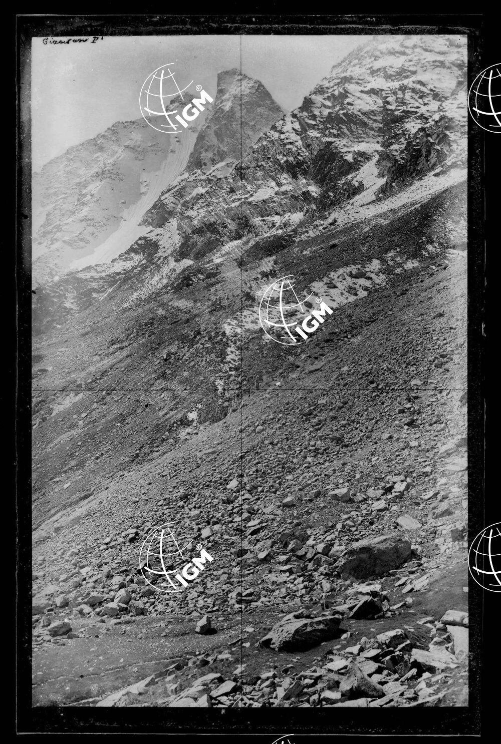 Stazione 34^: XII^ Sulle rocce di Chacisan (Vallone di Valeille). - LN00008179