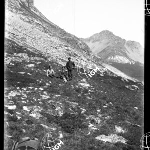 Moncenisio Panorama 8 alla Croce di confine (Bellecombe) sotto le roccie Carlina sin. fot. 2 Doppio - LN00019508
