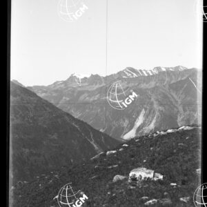 Moncenisio Panorama 8 alla Croce di confine (Bellecombe) sotto le roccie Carlina sin. fot. 8 - LN00019514