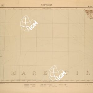 CARTA COROGRAFICA DEL REGNO D'ITALIA E DELLE REGIONI ADIACENTI EDIZIONE 1935-1937 FOGLIO 23 NETTUNIA