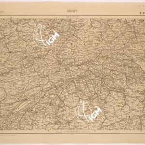 CARTA COROGRAFICA DEL REGNO D'ITALIA E DELLE REGIONI ADIACENTI FOGLIO 2 BERN