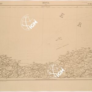 CARTA COROGRAFICA DEL REGNO D'ITALIA E DELLE REGIONI ADIACENTI FOGLIO 32 BONA