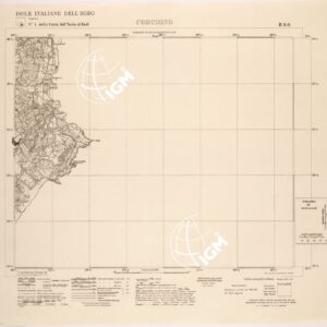 ISOLE ITALIANE DELL'EGEO AL 25.000 - ISOLA DI RODI - FOGLIO 1 II SO - COSCHINO