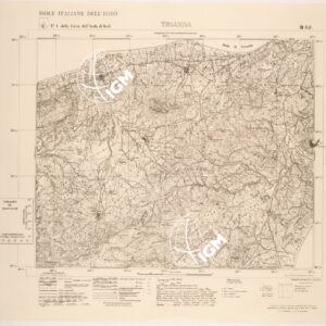 ISOLE ITALIANE DELL'EGEO AL 25.000 - ISOLA DI RODI - FOGLIO 1 III SE - TRIANDA