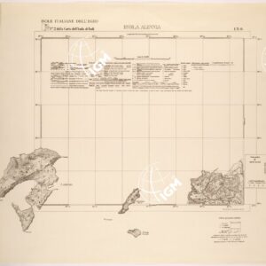 ISOLE ITALIANE DELL'EGEO AL 25.000 - ISOLA DI RODI - FOGLIO 2 I NO - ISOLA ALINNIA