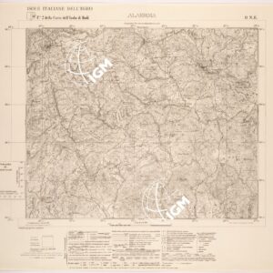 ISOLE ITALIANE DELL'EGEO AL 25.000 - ISOLA DI RODI - FOGLIO 2 II NE - ALAERMA