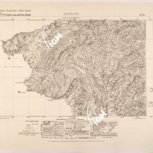 ISOLE ITALIANE DELL'EGEO AL 25.000 - ISOLA DI RODI - FOGLIO 2 II NO - MONOLITO