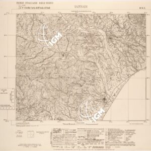 ISOLE ITALIANE DELL'EGEO AL 25.000 - ISOLA DI RODI - FOGLIO 2 II SE - IANNADI