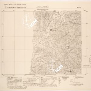 ISOLE ITALIANE DELL'EGEO AL 25.000 - ISOLA DI RODI - FOGLIO 2 II SO - APOLLACHIA