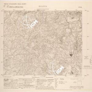 ISOLE ITALIANE DELL'EGEO AL 25.000 - ISOLA DI RODI - FOGLIO 3 IV SO - MALONA