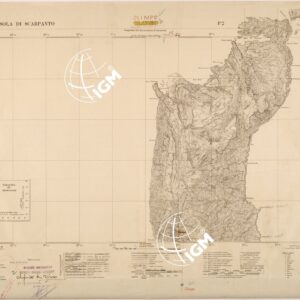 ISOLE ITALIANE DELL'EGEO AL 25.000 - ISOLA DI SCARPANTO - FOGLIO 2 - OLIMPO