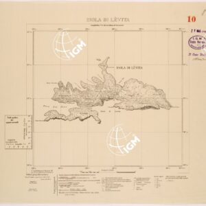 ISOLE ITALIANE DELL'EGEO AL 25.000 - ISOLA DI LEVITA