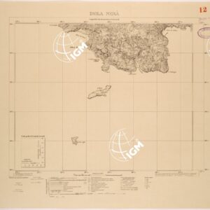 ISOLE ITALIANE DELL'EGEO AL 25.000 - ISOLA NERA