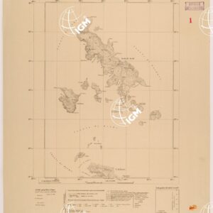 ISOLE ITALIANE DELL'EGEO AL 25.000 - ISOLA DI ARCHI