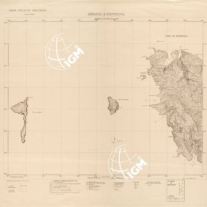 ISOLE ITALIANE DELL'EGEO AL 25.000 - ISOLE DI OFIDUSA E PONTICUSA