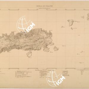 ISOLE ITALIANE DELL'EGEO AL 25.000 - ISOLA DI CALCHI