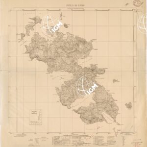 ISOLE ITALIANE DELL'EGEO AL 25.000 - ISOLA DI LERO