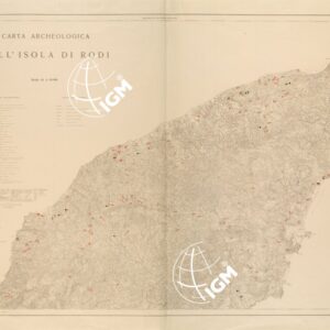 CARTA ARCHEOLOGICA DELL'ISOLA DI RODI - FOGLIO NORD