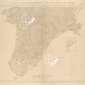 CARTA ARCHEOLOGICA DELL'ISOLA DI RODI - FOGLIO SUD