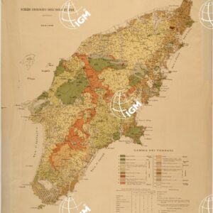SCHIZZO GEOLOGICO DELL'ISOLA DI RODI - CARLO MIGLIORINI