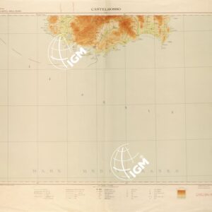 CARTA DELL'EGEO AL 250.000 -  FOGLIO 2 CASTELROSSO