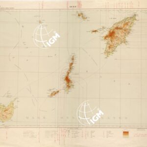 CARTA DELL'EGEO AL 250.000 -  FOGLIO 3 RODI