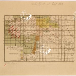 ASIA MINORE AL 200.000 - QUADRO D'UNIONE TRADOTTO IN ITALIANO