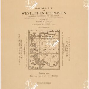WESTLICHEN KLEINASIEN - ASIA MINORE OCCIDENTALE - QUADRO D'UNIONE