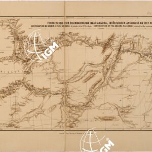 WESTLICHEN KLEINASIEN - ASIA MINORE OCCIDENTALE - ALLEGATO AL FOGLIO VI - ANGORA