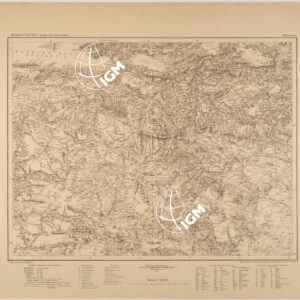 KARTE VON KLEINASIEN - ASIA MINORE - FOGLIO B II - BRUSSA