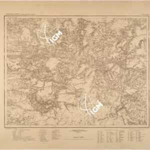 KARTE VON KLEINASIEN - ASIA MINORE - FOGLIO B III - ANGORA