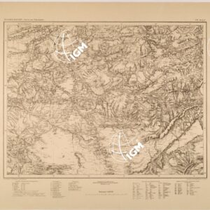 KARTE VON KLEINASIEN - ASIA MINORE - FOGLIO B IV - JOZGAD