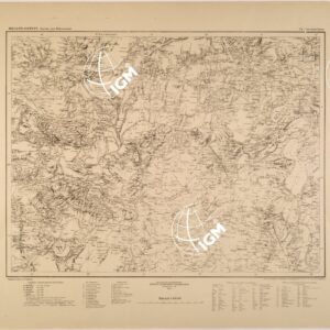 KARTE VON KLEINASIEN - ASIA MINORE - FOGLIO C II - AFIUN KARAHISAR
