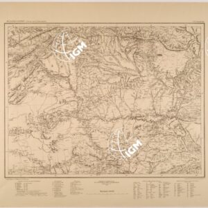 KARTE VON KLEINASIEN - ASIA MINORE - FOGLIO C VI - DIARBEKIR