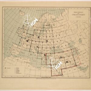 OPERATIONSKARTE - 1:800.000 - ASIA MINORE MESOPOTAMIA CAUCASO - QUADRO D'UNIONE