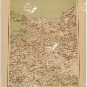 OPERATIONSKARTE - 1:800.000 - ASIA MINORE MESOPOTAMIA CAUCASO - KONSTANTINOPEL