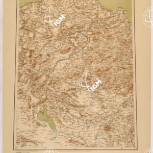 OPERATIONSKARTE - 1:800.000 - ASIA MINORE MESOPOTAMIA CAUCASO - ANGORA