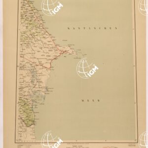OPERATIONSKARTE - 1:800.000 - ASIA MINORE MESOPOTAMIA CAUCASO - BAKU