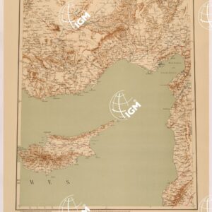 OPERATIONSKARTE - 1:800.000 - ASIA MINORE MESOPOTAMIA CAUCASO - KONIA