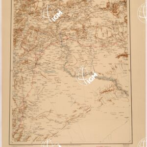 OPERATIONSKARTE - 1:800.000 - ASIA MINORE MESOPOTAMIA CAUCASO - ALEPPO