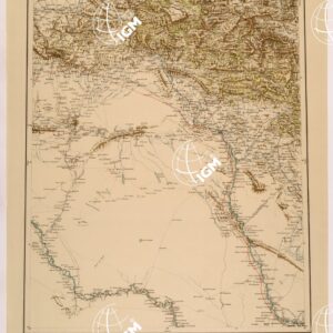 OPERATIONSKARTE - 1:800.000 - ASIA MINORE MESOPOTAMIA CAUCASO - MOSUL