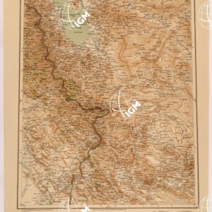 OPERATIONSKARTE - 1:800.000 - ASIA MINORE MESOPOTAMIA CAUCASO - URMIJA