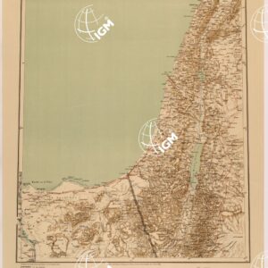 OPERATIONSKARTE - 1:800.000 - ASIA MINORE MESOPOTAMIA CAUCASO - BEIRUT