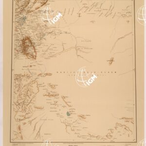 OPERATIONSKARTE - 1:800.000 - ASIA MINORE MESOPOTAMIA CAUCASO - BOSRA
