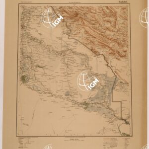 OPERATIONSKARTE - 1:800.000 - ASIA MINORE MESOPOTAMIA CAUCASO - BAGHDAD