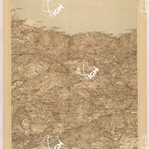 CARTA DELL'ASIA MINORE ORIENTALE - FOGLIO A4